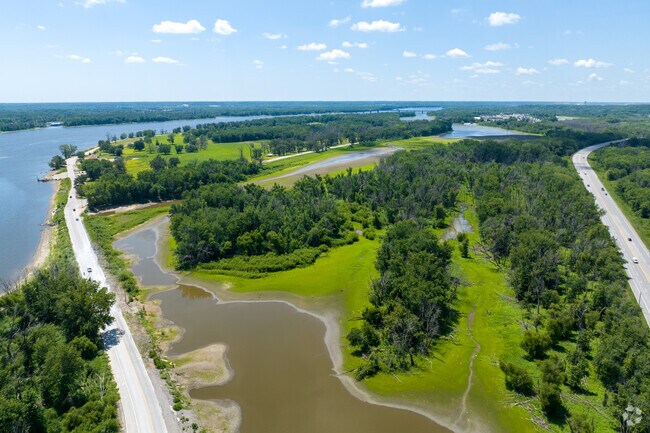 Credit Island Park in Davenport's West End is a 450 acre island in the Mississippi River.