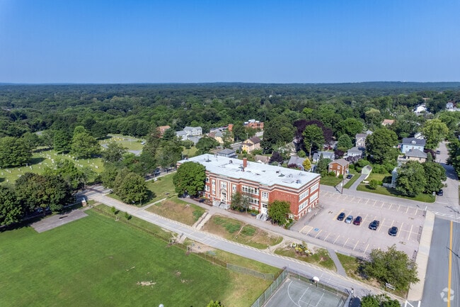 The James H. Eldridge Elementary School in East Greenwich has a classical campus.