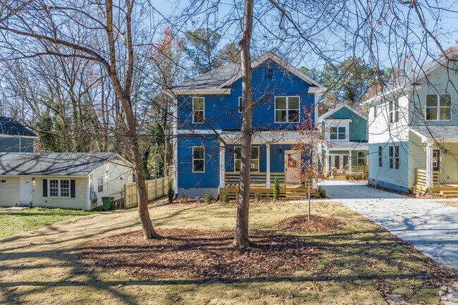 Modern cottages in Carey Park are on the rise as more are being built.