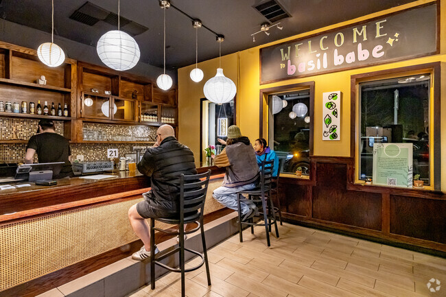 Basil Babe in Ypsi Riverside features a wide selection of Thai foods with self-seated dining.