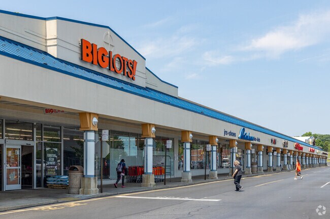 Manor Shopping Center in Bausman has several big box stores for everyday needs.