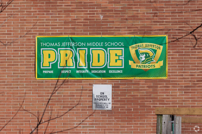 Thomas Jefferson Middle School, Teaneck NJ calls itself the patriots.