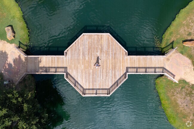 Exploring scenic walking trails is a joy in Meadows Place.