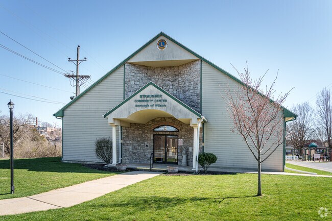 Wilson residents can rent the Strausser Community Center for events or meetings.