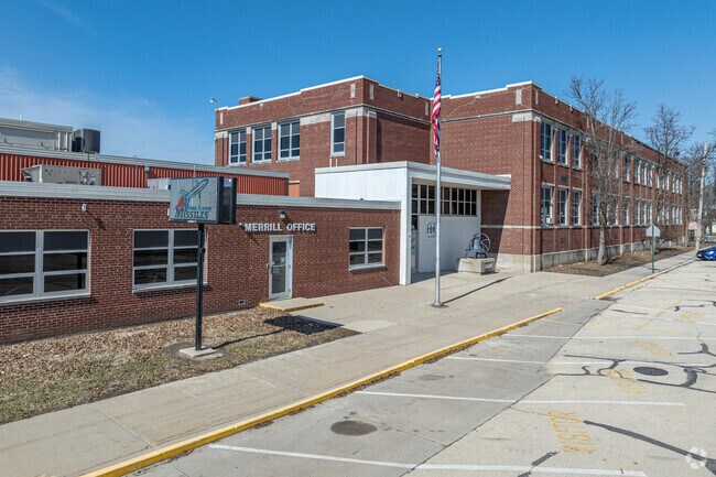 Merrill Elementary School, located within Rock Falls, challenges and encourages children to learn.