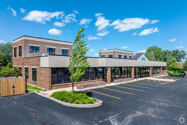 Montessori Academy of North Hoffman has about 187 students enrolled.