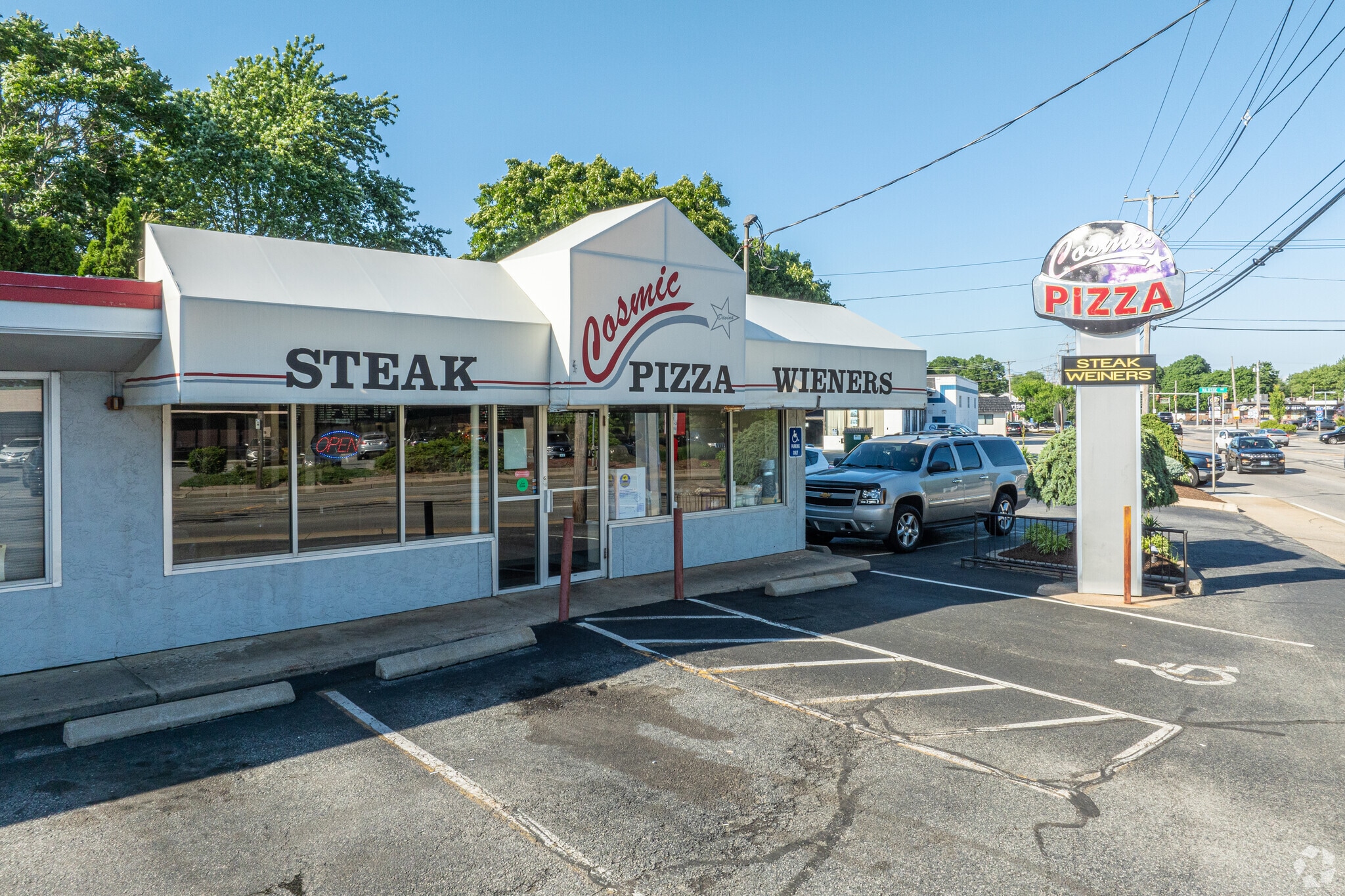 Local Norwood residents have been enjoying Cosmic Pizza for generations.