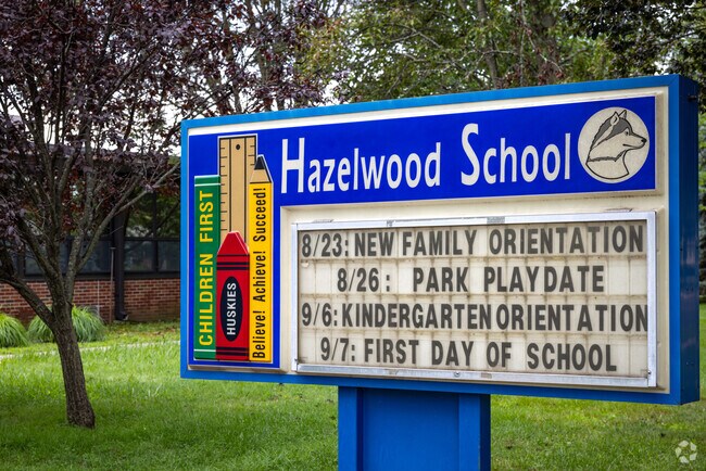 Middlesex's Hazelwood School is a public pre-k & elementary school with a fantastic reputation.