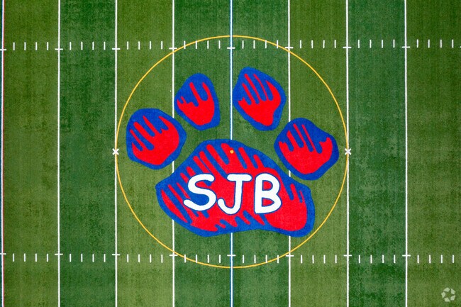 Catch a great football game at St. John The Baptist Diocesan High School football stadium.