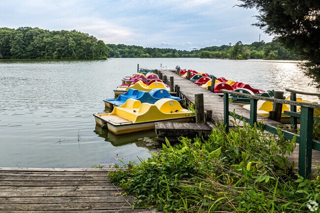 Enjoy a relaxing float at Killens Pond State Park.