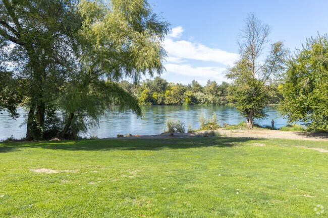 Anderson City Center is near the Sacramento River.