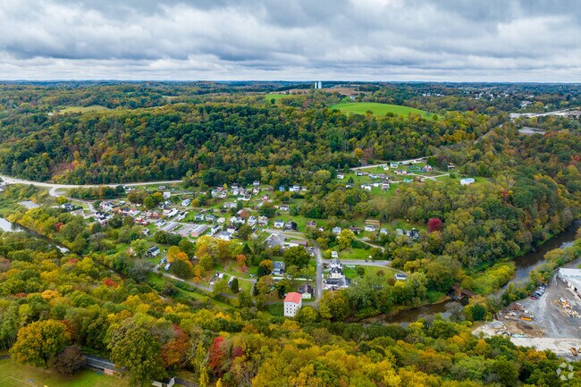 Manor Township Armstrong sits amongst the hills separated nicely from nearby towns.