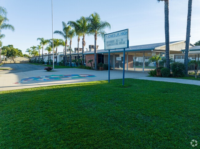 Entrance to school
