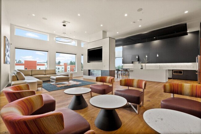Fireplace and TV viewing lounge