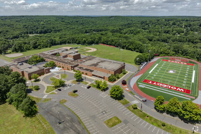 Wolcott High School is located at 457 Bound Line Road in Wolcott, CT.