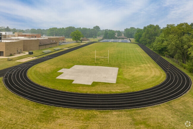 Track and Field aerial Clifford Pierce Middle School, Schererville, IN.