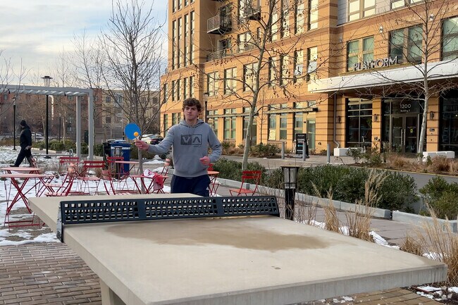 Parker-Gray offers multiple outdoor ping pong tables for locals to enjoy.