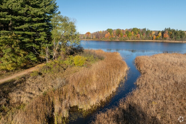 Locals can go kayaking and fishing at Mendon Ponds Park.