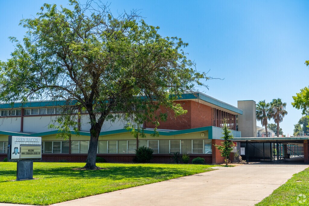 Fern Bacon Middle School located in the Lemon Hill neighborhood.