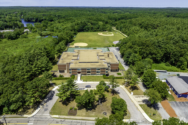 Aerial view of Eleanor N. Johnson Middle School.