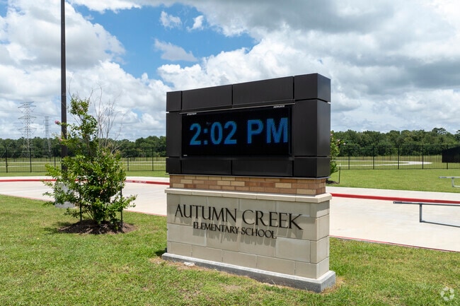 Autumn Creek Elementary School is a highly rated school and is part of the Humble ISD.