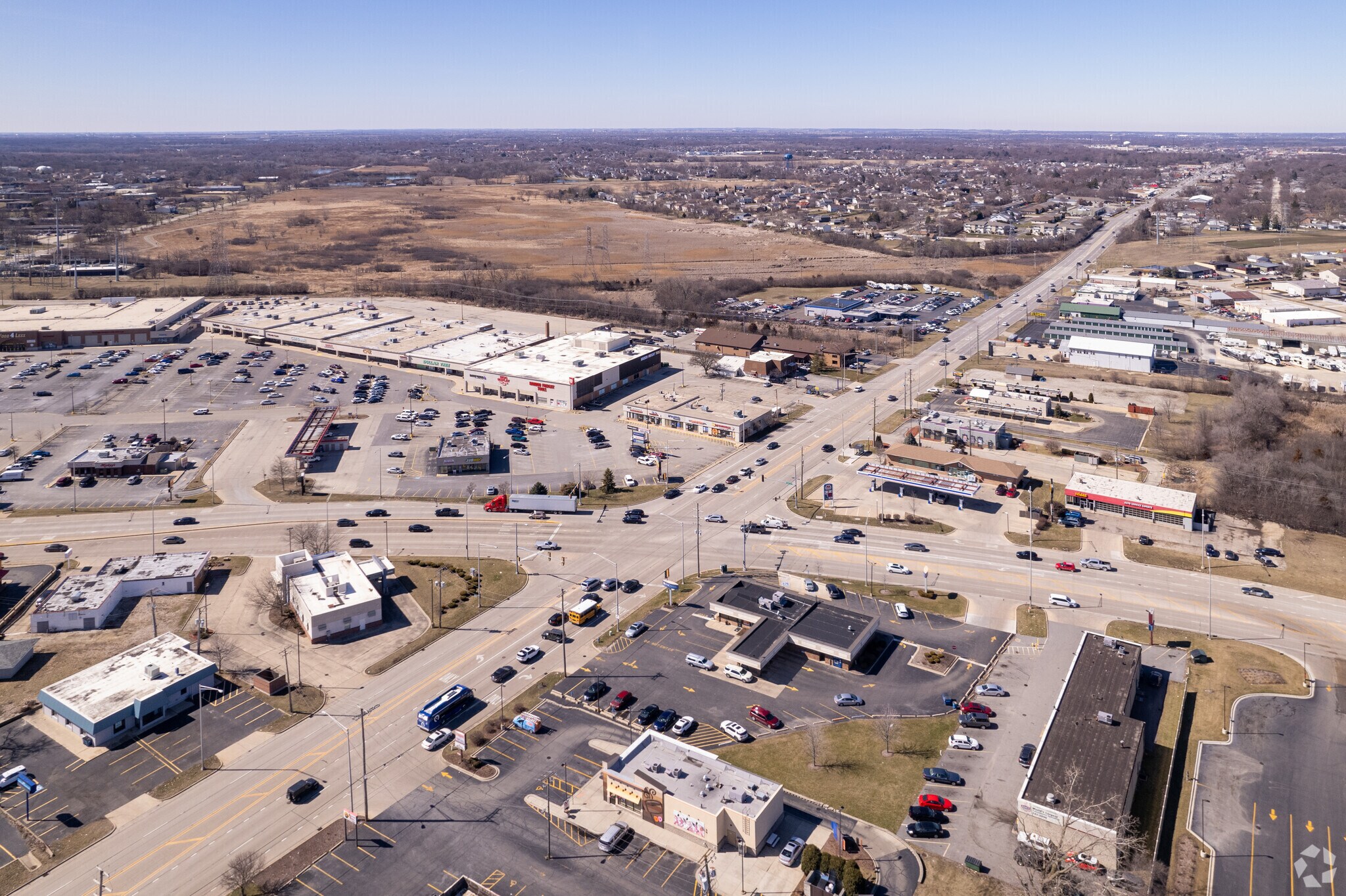 Crest Hill residents enjoy quick access to the highway.
