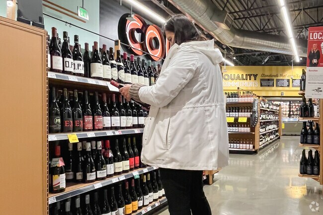Whole Foods in Harding is stocked with many fine wines and a wide selection of premium foods.