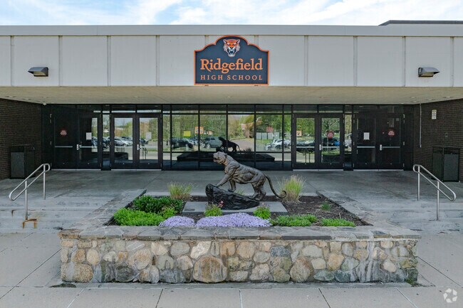 Ridgefield High School at 700 N Salem Road is the home of the Tigers.