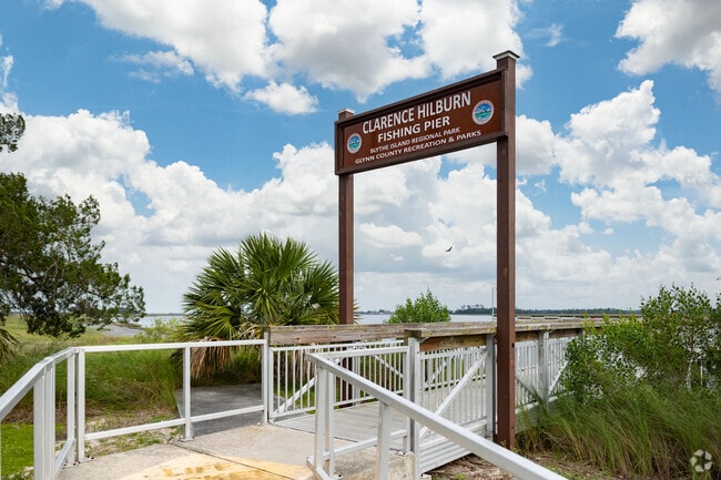 The Clarence Hilburn Fishing Pier is a local favorite fishing spot.