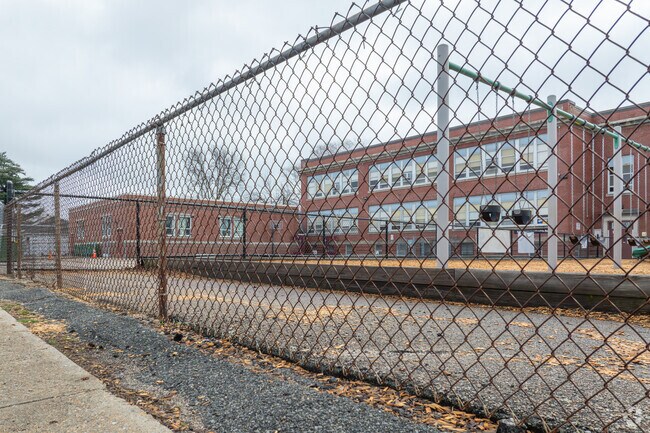 The playground at Chester W Barrows Elementary School.