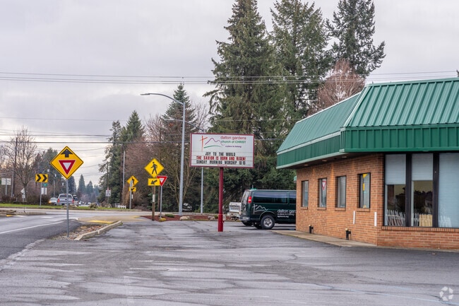 Coeur d'Alene Christian School has a small reader board to keep the community updated.
