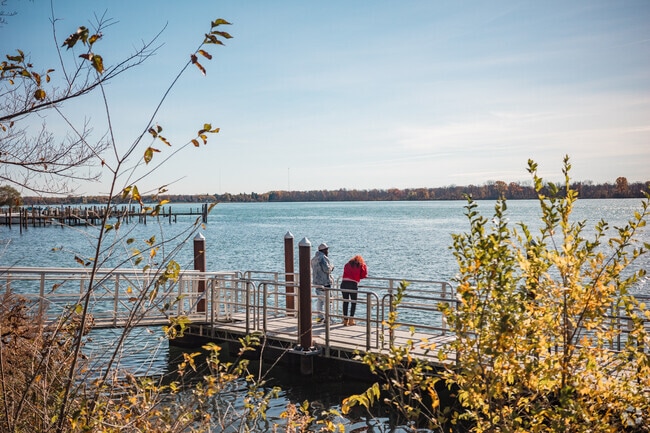 The LaSalle Waterfront Park features an impressive boat dock, making it the perfect destination for boating enthusiasts and water lovers alike.