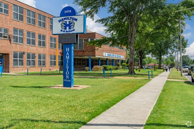 Hamilton K-8 School is a public elementary and middle school in Southeast Memphis.