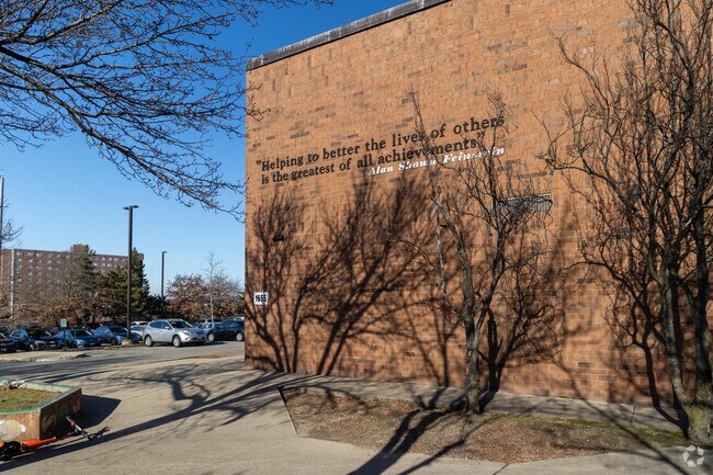 A quote at Asa Messer Elementary School at Bridgham in Providence.