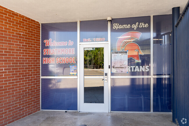 Students at Strathmore High School are proud to be called Spartans at sporting events.