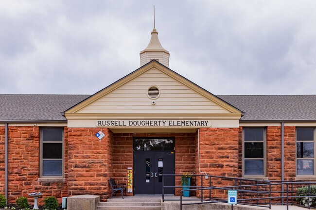 Russell Dougherty Elementary School provides education in the neighborhood of Downtown Edmond.