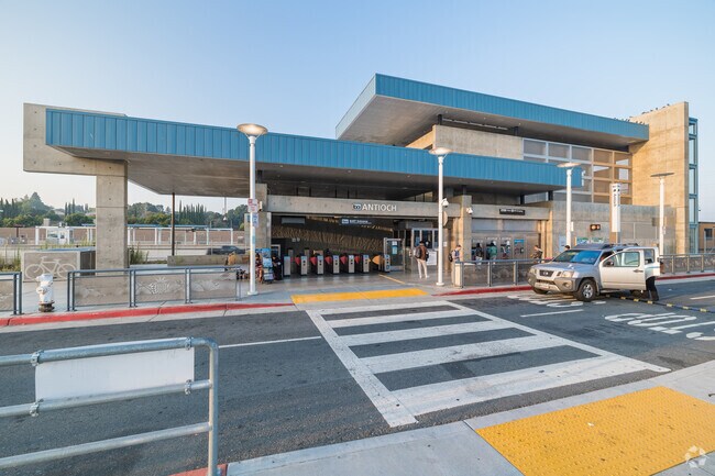 Garin Ranch neighborhood residents use the BART Antioch station.