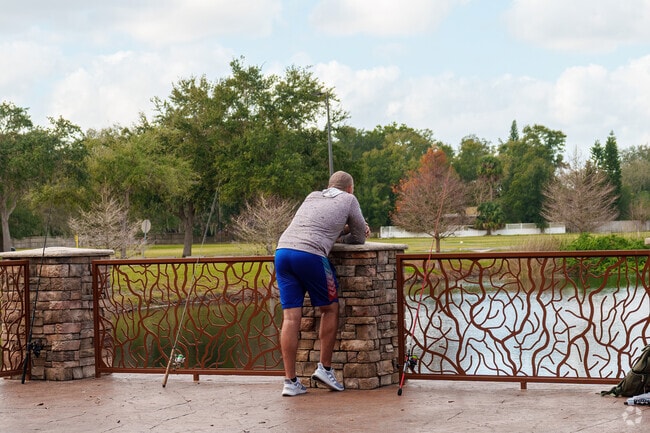 On beautiful Florida days, Winter Springs residents enjoy fishing.
