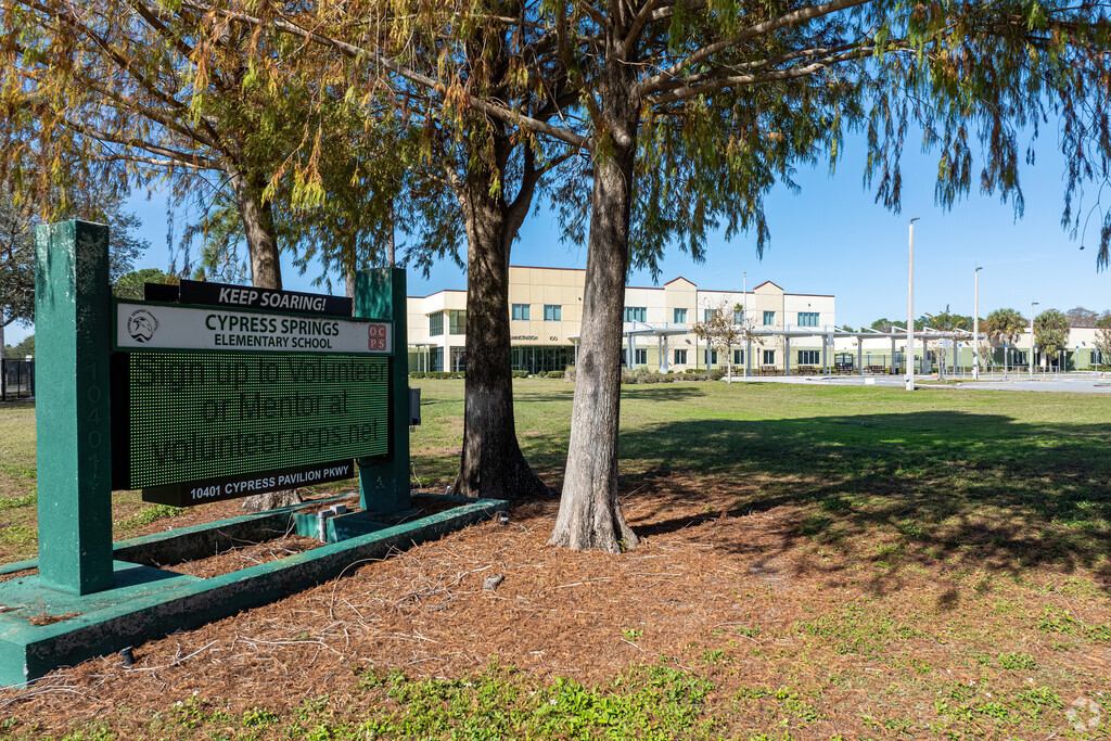 Cypress Springs Elementary School is located on Cypress Pavilion Parkway in Orlando, Florida.