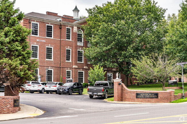 Austin Peay State University is located near Glen Ellen Landing in downtown Clarksville.