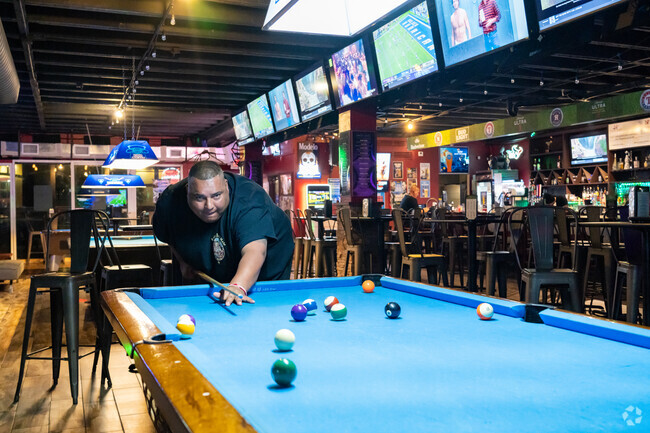 The Point in Harlingen is a local favorite for a game of billards.