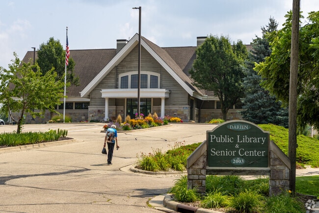 Established in 2003, the Darien Public Library and Senior Center serves the community.