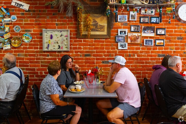 Rath's Cafe is a local favorite known for its laid-back vibe.