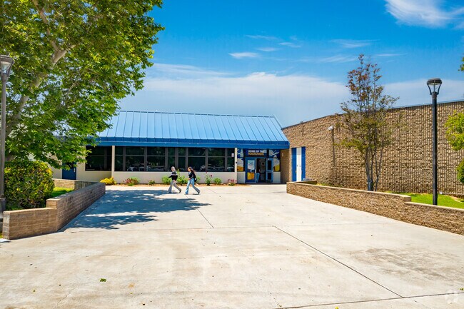 An entrance view to Montgomery Middle School in Granite Hills.