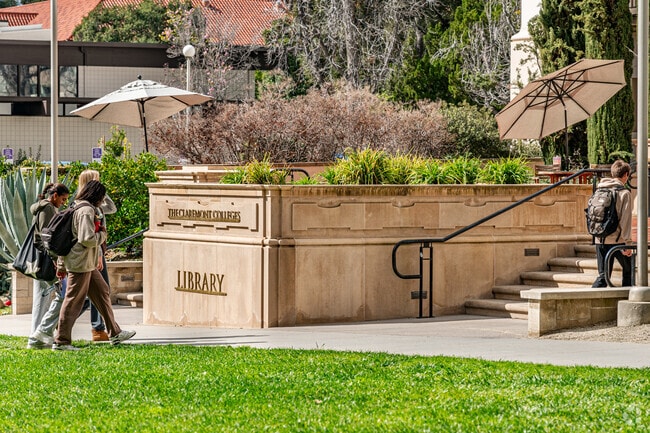 Students in Claremont head to The Claremont Colleges for their next class.