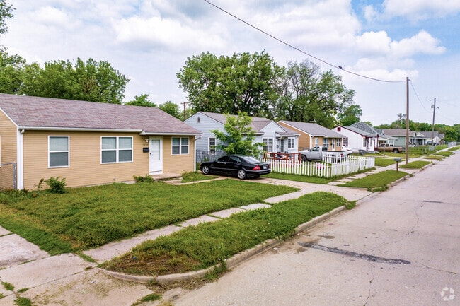 North Central is lined with small homes on moderately sized lots.
