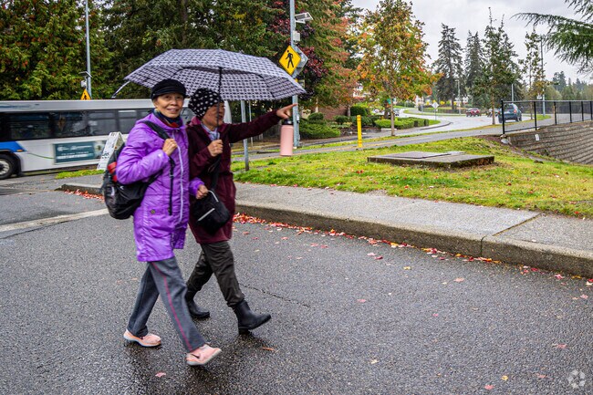 Residents of the Echo Lake neighborhood never miss a chance to get some fresh air.