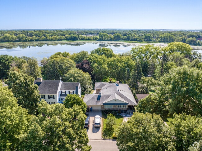 Distinct lake homes with large yards and lake access can be found in Diamond Lake.