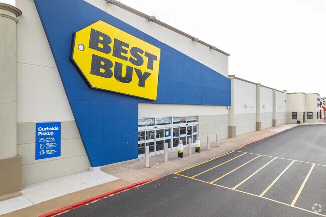 Big box stores such as Best Buy offer essentials to residents of the FBIR neighborhood.