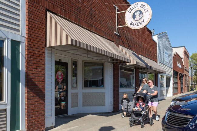 Lamont residents can head to Delly Belly Bakery in Coopersville for coffee and donuts.
